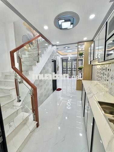 BÁN NHÀ 2 MẶT HẺM TRƯỚC SAU 80M2 SÁT MẶT TIỀN ĐẶNG NGUYÊN CẨN, Q6