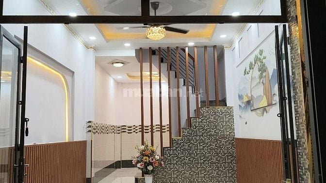 Bán nhà hẻm cao xuân dục P12Q8 nhà mới 100% 2lầu.