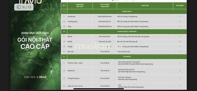 BOOKING NGAY SỠ HỮU LIỀN TAY,THANH TOÁN CHỈ 9TR/ Tháng