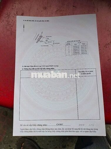 NHÀ TƯƠNG BÌNH HIỆP  DT: 6 x 19m = 114m² – thổ cư 83,8m²