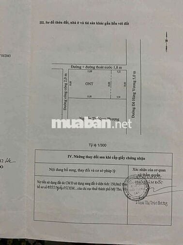 ĐẤT THỔ CƯ MẶT TIỀN ĐÊ HÙNG VƯƠNG - TRUNG AN- MỸ THO. GIÁ 3 TỶ (10x20)