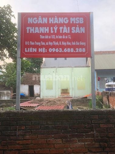 TBĐG Thửa đất 152, tờ BĐ 13 tại thôn Trung Tâm, xã Hợp thịnh, Bắc Ninh