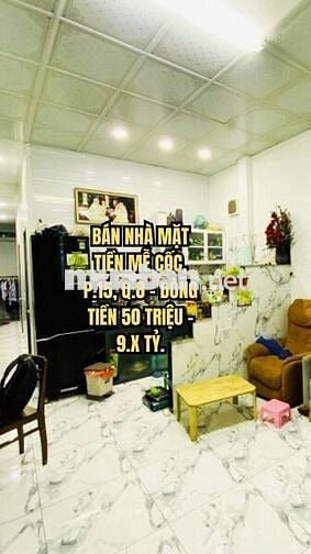 🏠 BÁN NHÀ MẶT TIỀN MỄ CỐC, P.15, Q.8 - DÒNG TIỀN 50 TRIỆU - 9.X TỶ.