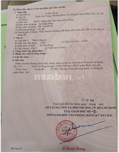 BÁN NHÀ MẶT TIỀN : 72 - 72A VÀNH ĐAI TRONG  - P. BÌNH TRỊ ĐÔNG B - BTA
