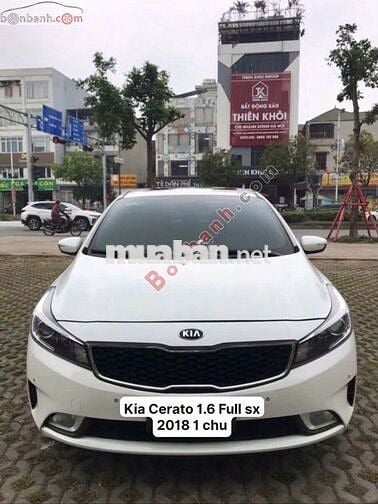 Cerato 1.6AT 2018 màu trắng 5v