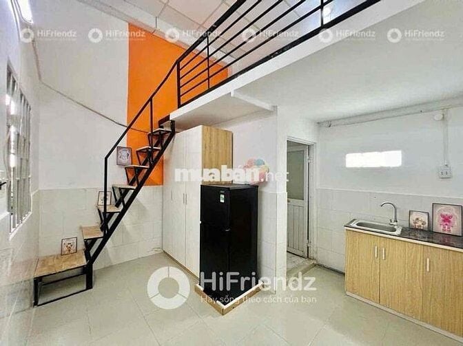 TRỐNG SẴN 1P GÁC CAO 2M - FULL NỘI THẤT - GẦN AEON TP - HUIT - KCN TB