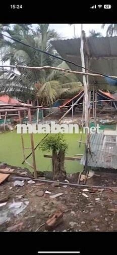 1230M2 ĐẤT. GỒM NHÀ , CHÒI , AO CÁ . PHÙ HỢP Ở , CHĂN NUÔI, LÀM KHO…