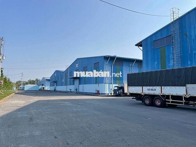KCN Tân Kim mở rộng cho thuê kho xưởng diện tích vừa và nhỏ QL50