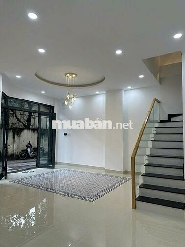 HXH 7 chỗ đỗ nhà! Nhà Hoàng Hoa Thám gần chợ Cây Queó - 4x13m - 5 tầng