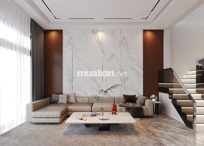 NHÀ MỚI – PHÚ MỸ 5 x 20m (thổ cư 60) Sân ô tô rộng, 3 phòng ngủ