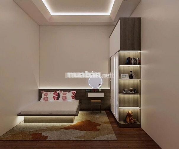 NHÀ MỚI – PHÚ MỸ 5 x 20m (thổ cư 60) Sân ô tô rộng, 3 phòng ngủ