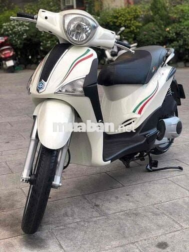 Liberty 125 3vie 2014 màu trắng xe đẹp