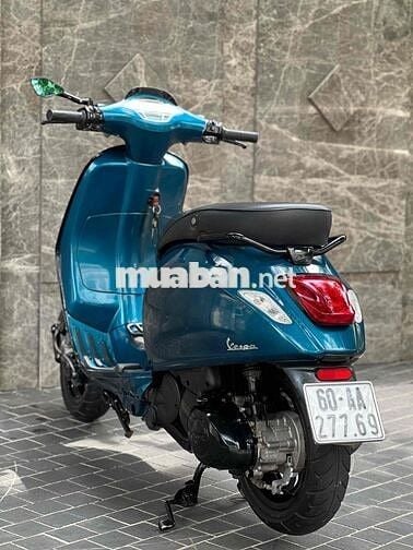 🌈🌈 Lên Sàn Vespa Sprint 2016 Xanh Poscher BS 60