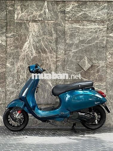 🌈🌈 Lên Sàn Vespa Sprint 2016 Xanh Poscher BS 60