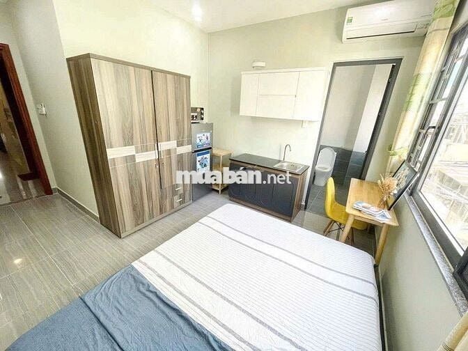 CUỐI THÁNG TRỐNG LẠI CĂN STUDIO FULL NỘI THẤT - CỬA SỔ TRỜI