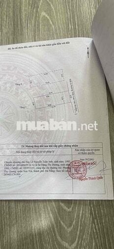 Nhà 2 tầng khu trung tâm thành phố