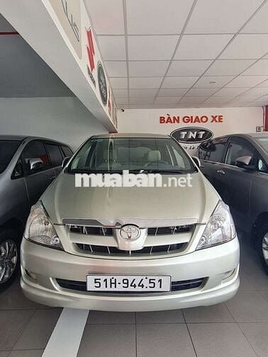 TOYOTA INNOVA 2.0G,số sàn, 2008,160000km,MỘT CHỦ