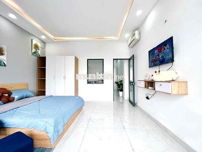 🏠 Cho Thuê CHDV Full Nội Thất Cao Cấp, Ban Công Thoáng Mát, Máy Giặt R
