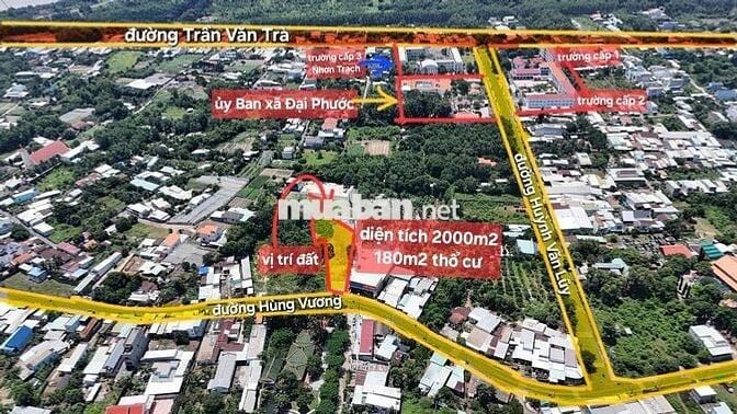 mặt tiền Hùng Vương rẻ nhất Nhơn Trạch