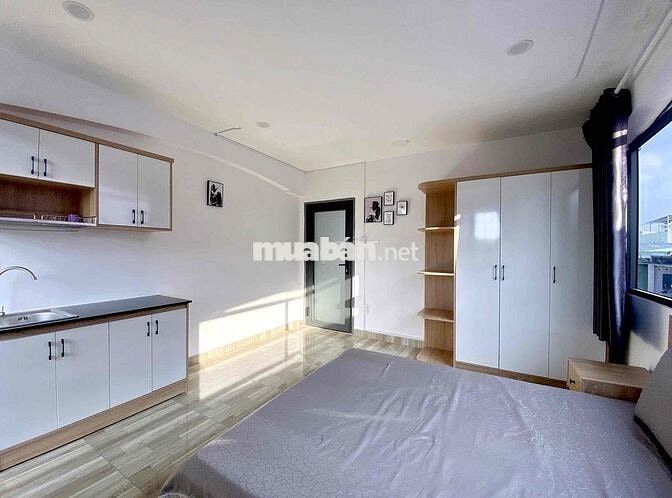 CĂN HỘ STUDIO BAN CÔNG - CỬA SỔ - FULL NỘI THẤT - KẾ CHỢ BÀ CHIỂU
