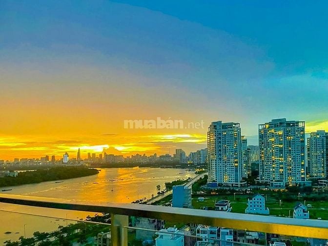 Bán Căn hộ tại One Verandah gồm 3 phòng ngủ tầng cao view sông 108m2