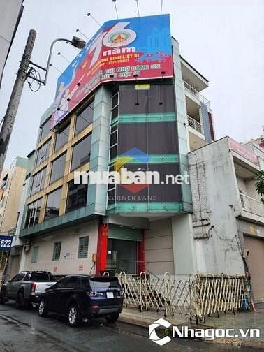 BUILDING GÓC 2MT CỘNG HÒA - 5X22 - HẦM 6 TẦNG THANG MÁY - 45 TRIỆU