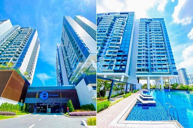 Bán Căn hộ tại One Verandah gồm 3 phòng ngủ tầng cao view sông 108m2