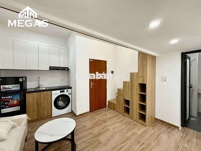 KHAI TRƯƠNG CĂN HỘ GÁC XÉP FULL ĐỒ BAN CÔNG GẦN HỌC VIỆN BƯU CHÍNH