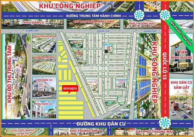 Bán đất nền dự án Central Point tại KDC Nam Long,phường Bến Cát TP.HCM