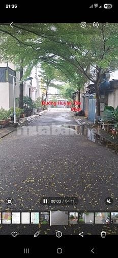 160m2 đất XD Biệt Thự, đường nhựa 7m, cách Huỳnh T Phát 30m Nhà Bè
