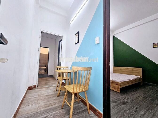TRỐNG SẴN STUDIO DẠNG 2 PHÒNG NGỦ CỬA SỔ BAN CÔNG SIÊU THOÁNG
