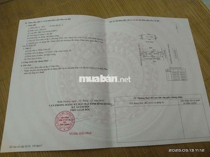 Bán Căn nhà 2 lầu hoàn thiện , Ngay KCN Vsip2A  chỉ 2ty3