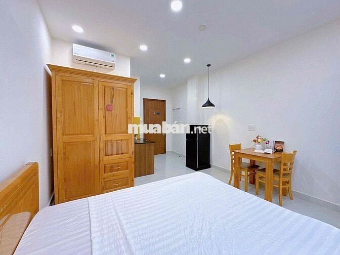 CHO THUÊ CĂN STUDIO BAN CÔNG 35M2 FULL NT GẦN CẦU NGUYỄN VĂN CỪ Q8