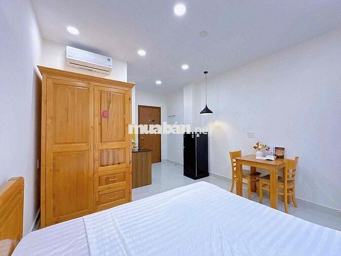 CHO THUÊ CĂN STUDIO BAN CÔNG 35M2 FULL NT GẦN CẦU NGUYỄN VĂN CỪ Q8