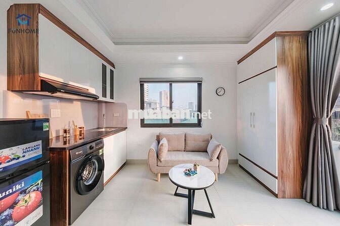 CCMN 30m2 Full nội thất, ban công, máy giặt tại Trương Định