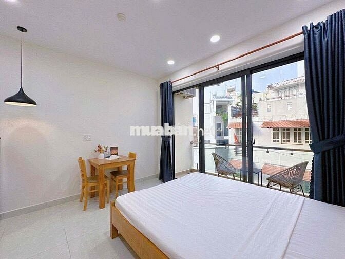 CHO THUÊ CĂN STUDIO BAN CÔNG 35M2 FULL NT GẦN CẦU NGUYỄN VĂN CỪ Q8