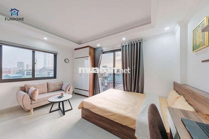 CCMN 30m2 Full nội thất, ban công, máy giặt tại Trương Định