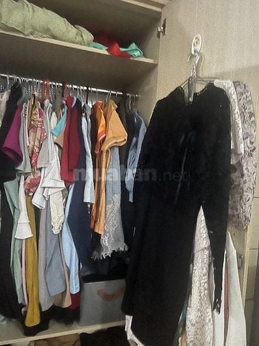 TỦ QUẦN ÁO THANH LÝ TẶNG GIUỜNG SẮT 1M