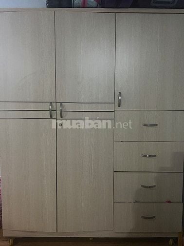 TỦ QUẦN ÁO THANH LÝ TẶNG GIUỜNG SẮT 1M