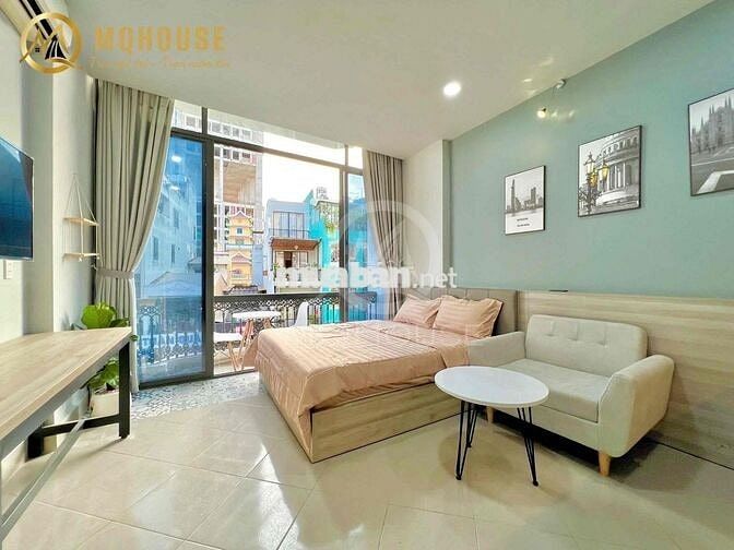 CHO THUÊ CĂN HỘ BAN CÔNG TIỆN NGHI VIEW CAO GẦN BÙI VIỆN QUẬN 1 T9 202