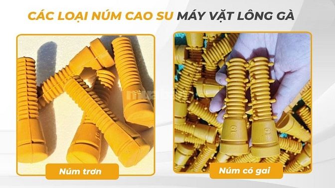 Núm cao su máy vặt lông gà vịt toàn quốc