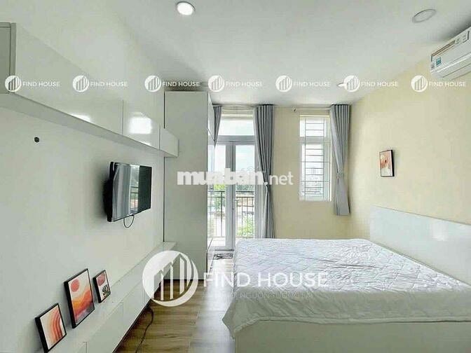 CĂN STUDIO FULL NỘI THẤT BAN CÔNG