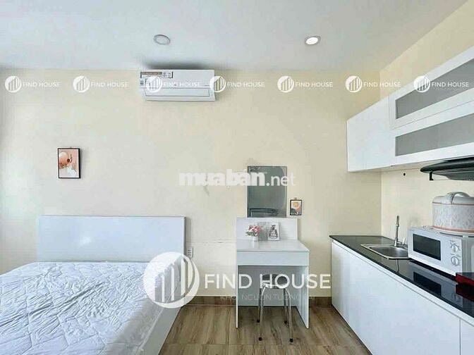 CĂN STUDIO FULL NỘI THẤT BAN CÔNG