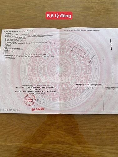 Chuyển nhượng giỏ hàng đẹp khu Châu Thới Bình An, Dĩ An. Sổ sẵn