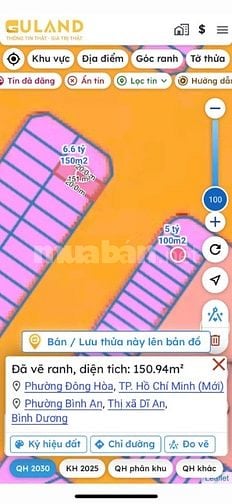 Chuyển nhượng giỏ hàng đẹp khu Châu Thới Bình An, Dĩ An. Sổ sẵn