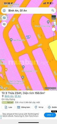 Chuyển nhượng giỏ hàng đẹp khu Châu Thới Bình An, Dĩ An. Sổ sẵn