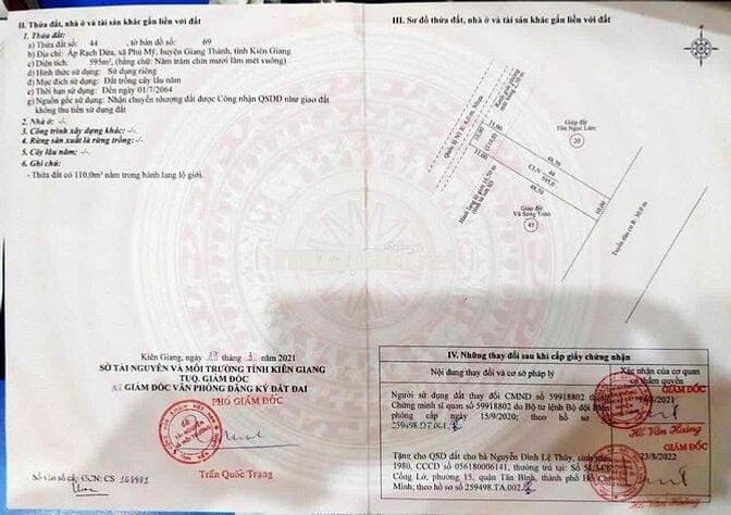 Bán đất mặt tiền N1, Giang Thành – Kiên Giang, giá siêu rẻ chỉ 1 tỷ 2