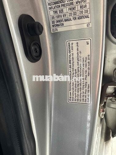 Toyota Corolla Altis 2019 1.8G CVT - tự động