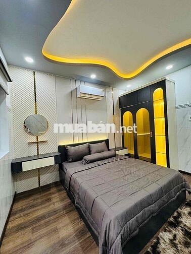 Bán nhà hẻm xe hơi,54 m2 xây trệt lầu 3 phòng ngủ,Quang Trung Gò Vấp
