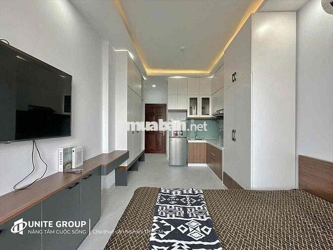 Cho Thuê Căn Studio Ban Công 35M2_Full NT Có Máy Giặt Riêng Quận 10